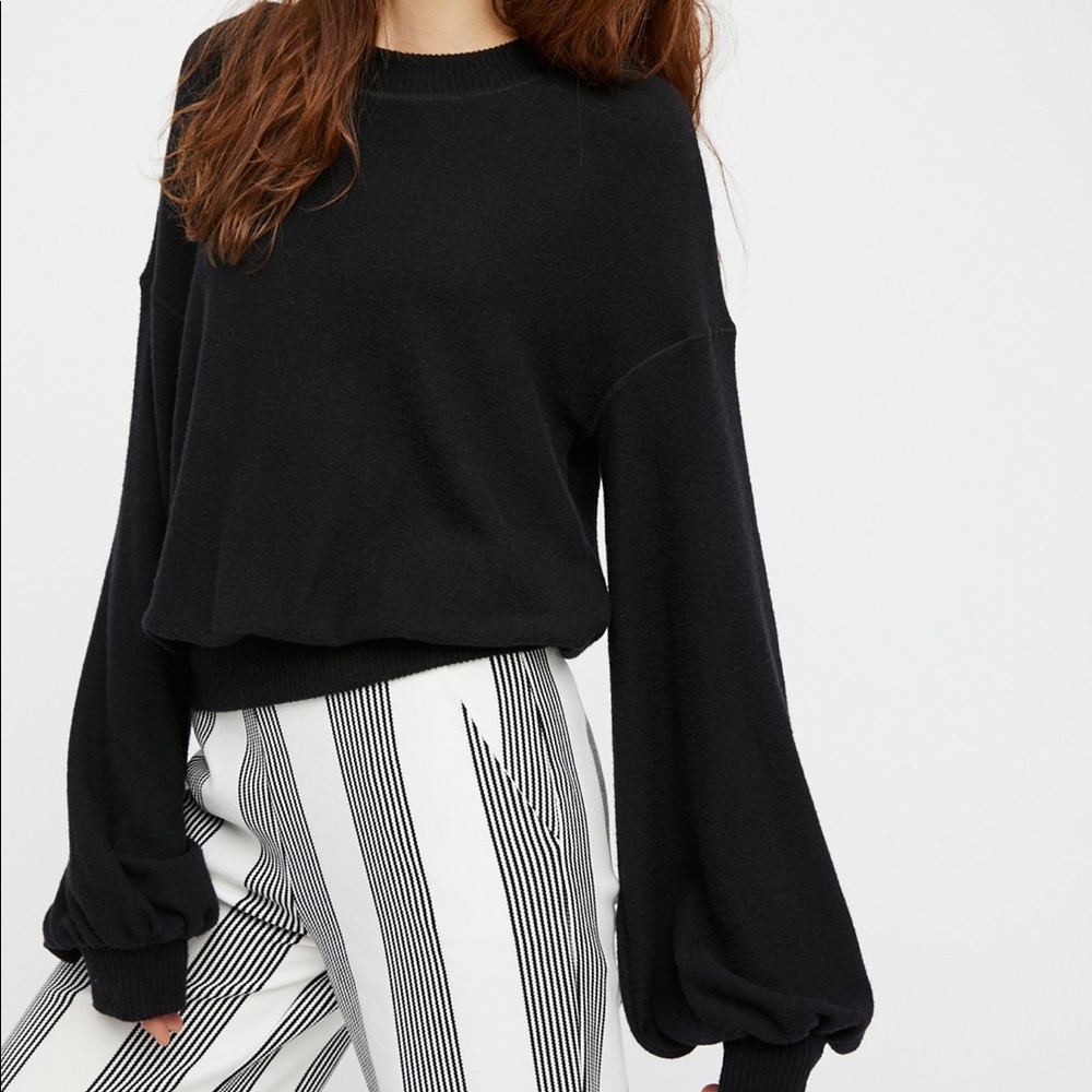 Free People Beach TGIF Pullover Sweatshirt - rare!